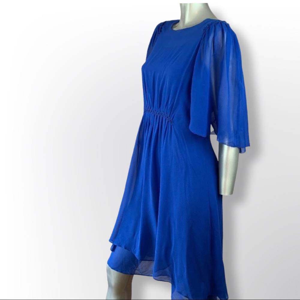 DOROTHEE SCHUMACHER | Summer 2013 Gathered Blue Flutter Dress